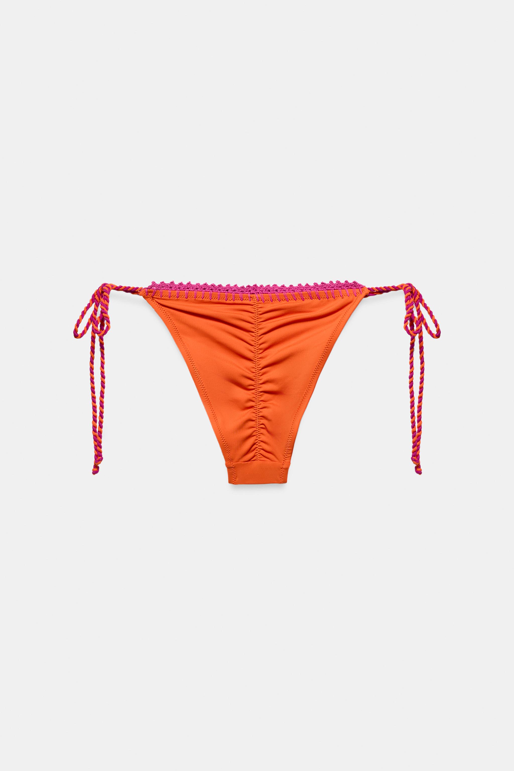 CROCHET TIE BIKINI BOTTOMS